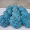 Horizon - Light azure blue 4-ply/fingering Peruvian Highland wool sock yarn. Hand-dyed by Triskelion Yarn.