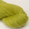 Love, Sings the Spring - Semi-solid chartreuse green, with ochre and spring green tones organic Merino DK/ Double Knit yarn. Hand-dyed by Triskelion Yarn