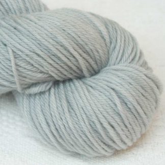 Spittingcat Kettle - Semi-solid light to mid surf grey, with sea green and turquoise tones organic Merino DK/ Double Knit yarn. Hand-dyed by Triskelion Yarn
