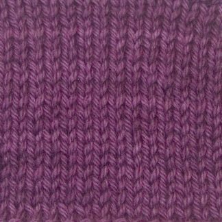 Cepheus - Warm royal purple Corriedale heavy DK/worsted weight yarn. Hand-dyed by Triskelion Studio.