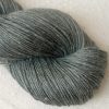Endless Forms - Mid-toned grey with an aqua-green undertone Baby Alpaca, silk and linen 4-ply yarn. Hand-dyed by Triskelion Yarn.