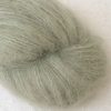 Sage – Pale silvery green suri alpaca luxury yarn. Hand-dyed by Triskelion Yarn