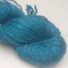 Wade - Mid royal blue Baby Alpaca, silk and linen Mid-toned blue violet light DK yarn. Hand-dyed by Triskelion Yarn.
