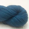 Offing - Mid-toned indigo blue Corriedale heavy DK/worsted weight yarn. Hand-dyed by Triskelion Studio.