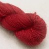 Boötes - Mid- to dark red hand-dyed Wensleydale DK/ Double Knit yarn. Hand-dyed by Triskelion Yarn