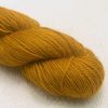 Amber - Dark ochre yellow hand-dyed Wensleydale DK/ Double Knit yarn. Hand-dyed by Triskelion Yarn