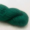 Emerald - Mid- to dark emerald hand-dyed Wensleydale DK/ Double Knit yarn. Hand-dyed by Triskelion Yarn