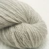 Embers End - Semi-solid pale grey, with bright ash and silver tones Bluefaced Leicester (BFL) / Gotland yarn. Hand-dyed by Triskelion Yarn