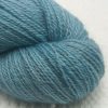 Semi-solid light sky blue, with powder blue and grey tones Bluefaced Leicester (BFL) / Gotland yarn. Hand-dyed by Triskelion Yarn